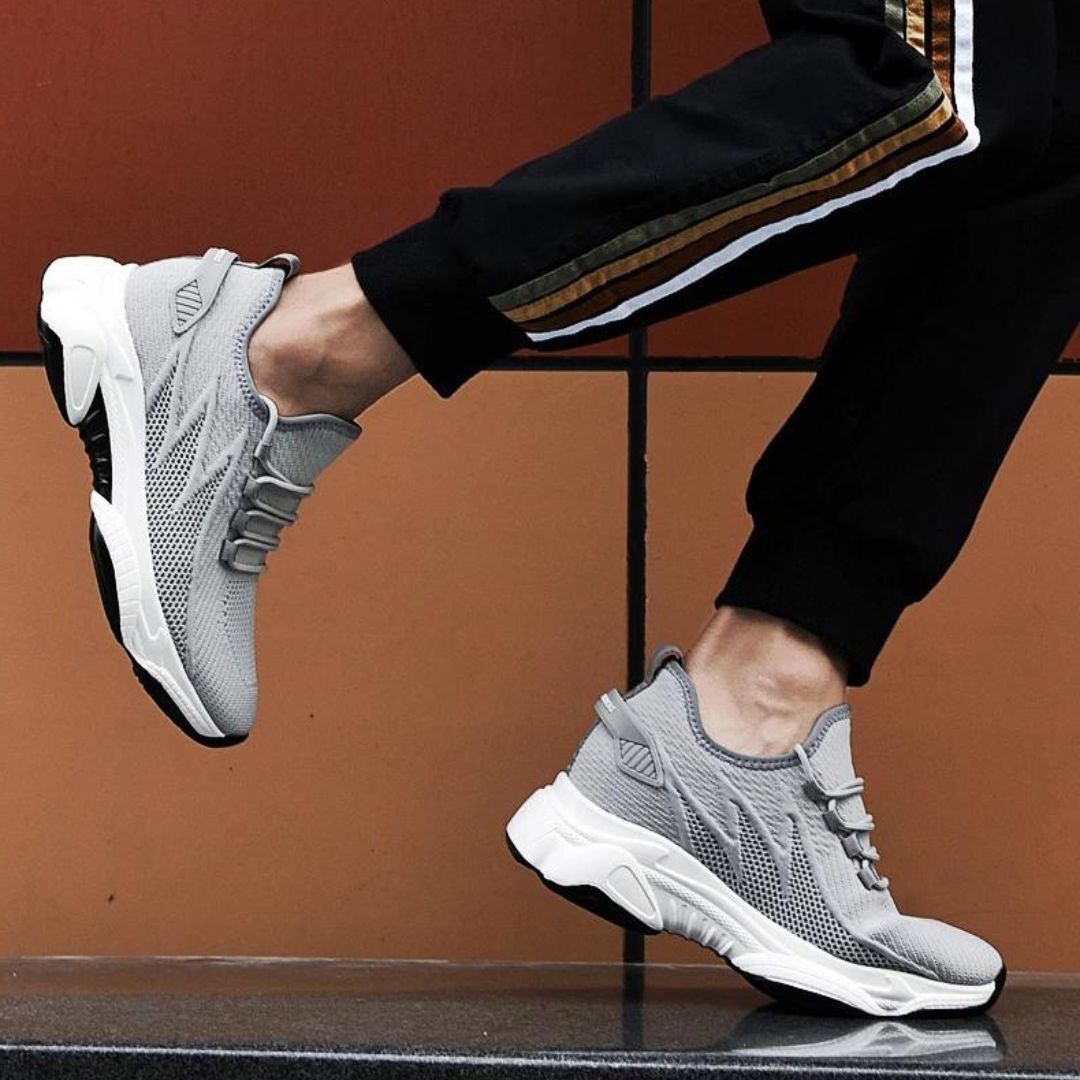 NOUVEAU RICHE Herren Sportschuhe Höhenerhöhung Atmungsaktiv Leicht Größe
