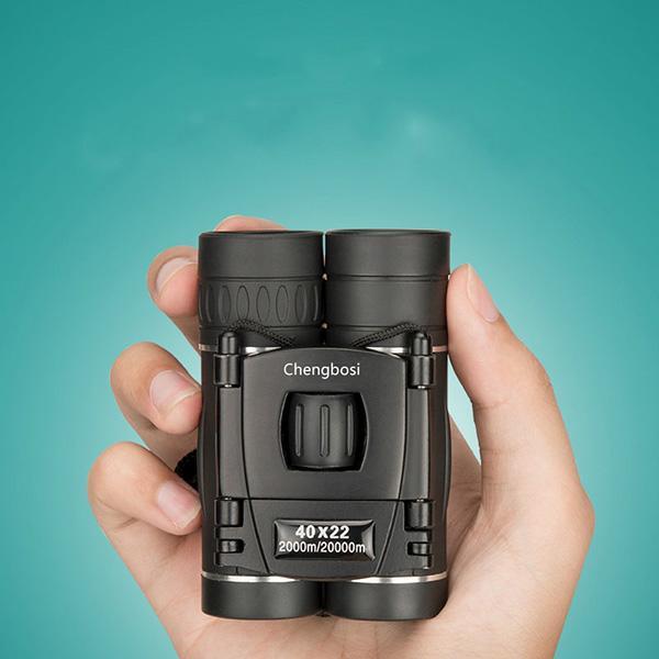 NOUVEAU RICHE Kompaktes HD Fernglas – Leichtes Fernglas mit vergüteter Optik & Anti-Rutsch-Griff für Wandern, Vogelbeobachtung & Konzerte