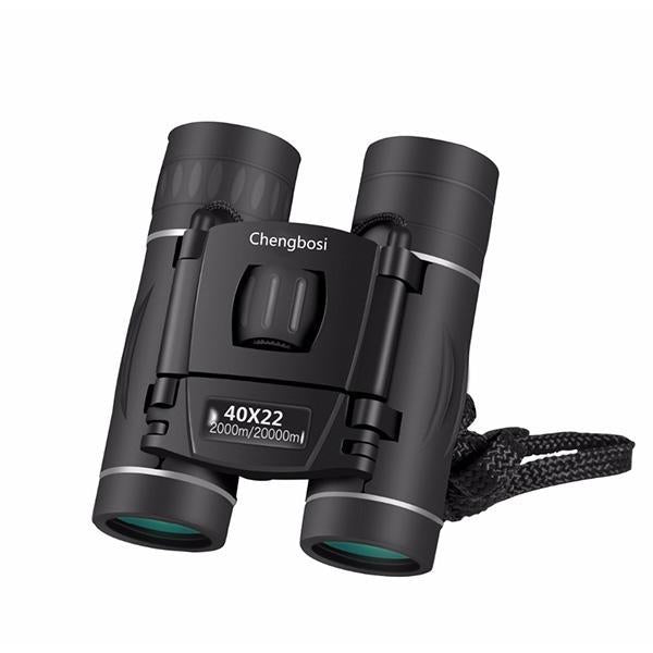 NOUVEAU RICHE Kompaktes HD Fernglas – Leichtes Fernglas mit vergüteter Optik & Anti-Rutsch-Griff für Wandern, Vogelbeobachtung & Konzerte