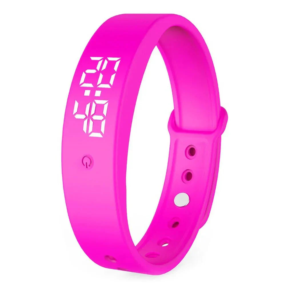 NOUVEAU RICHE Smartwatch Wasserdichte Fitnessuhr Mit Benachrichtigungen Rosa