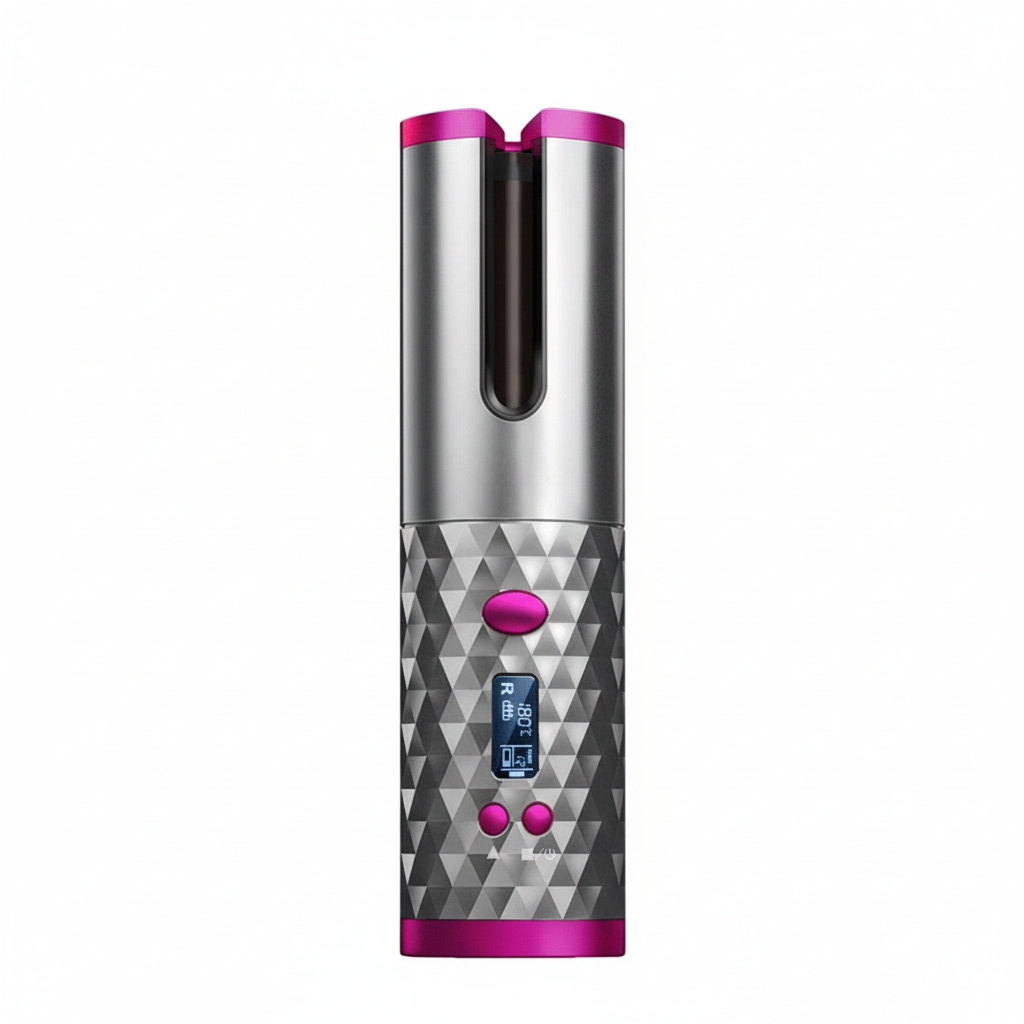 NOUVEAU RICHE Kabelloser Automatischer Lockenstab – Akku-Lockenstab mit Keramik, 60 Min. Laufzeit, USB-Aufladung, reisetauglich, 3 Farben