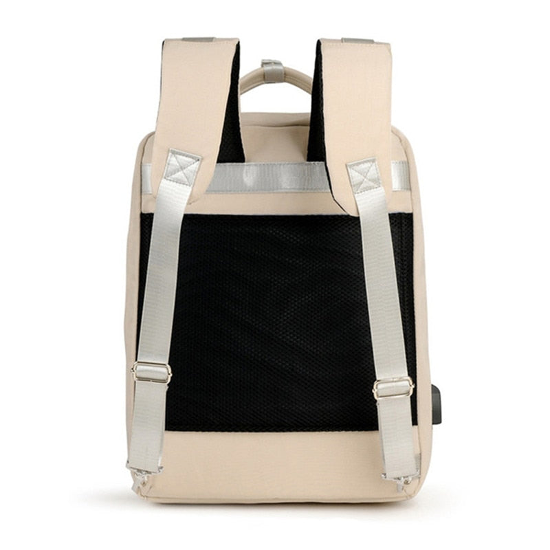NOUVEAU RICHE Unisex Anti-Diebstahl Rucksack - Stichfest, USB, Reisefreundlich, Geräumig - Backpack