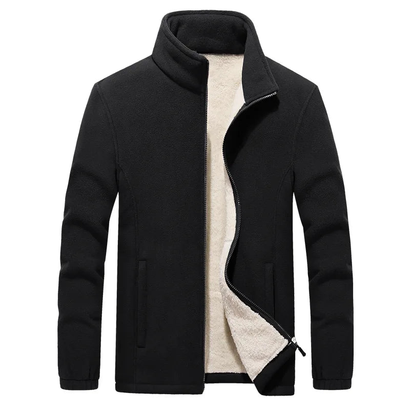 NOUVEAU RICHE Herren Lässig-Skijacke Winter Alltag Outdoor Design Schwarz