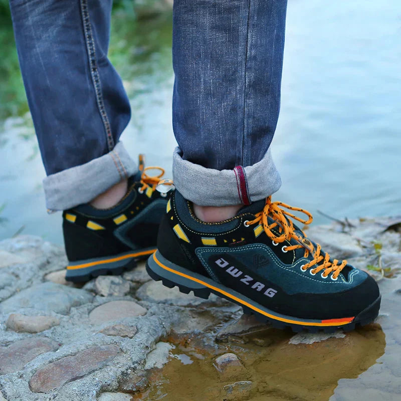 NOUVEAU RICHE Herren Wander Schuhe Mit Schnürsenkeln Für Jedes Gelände