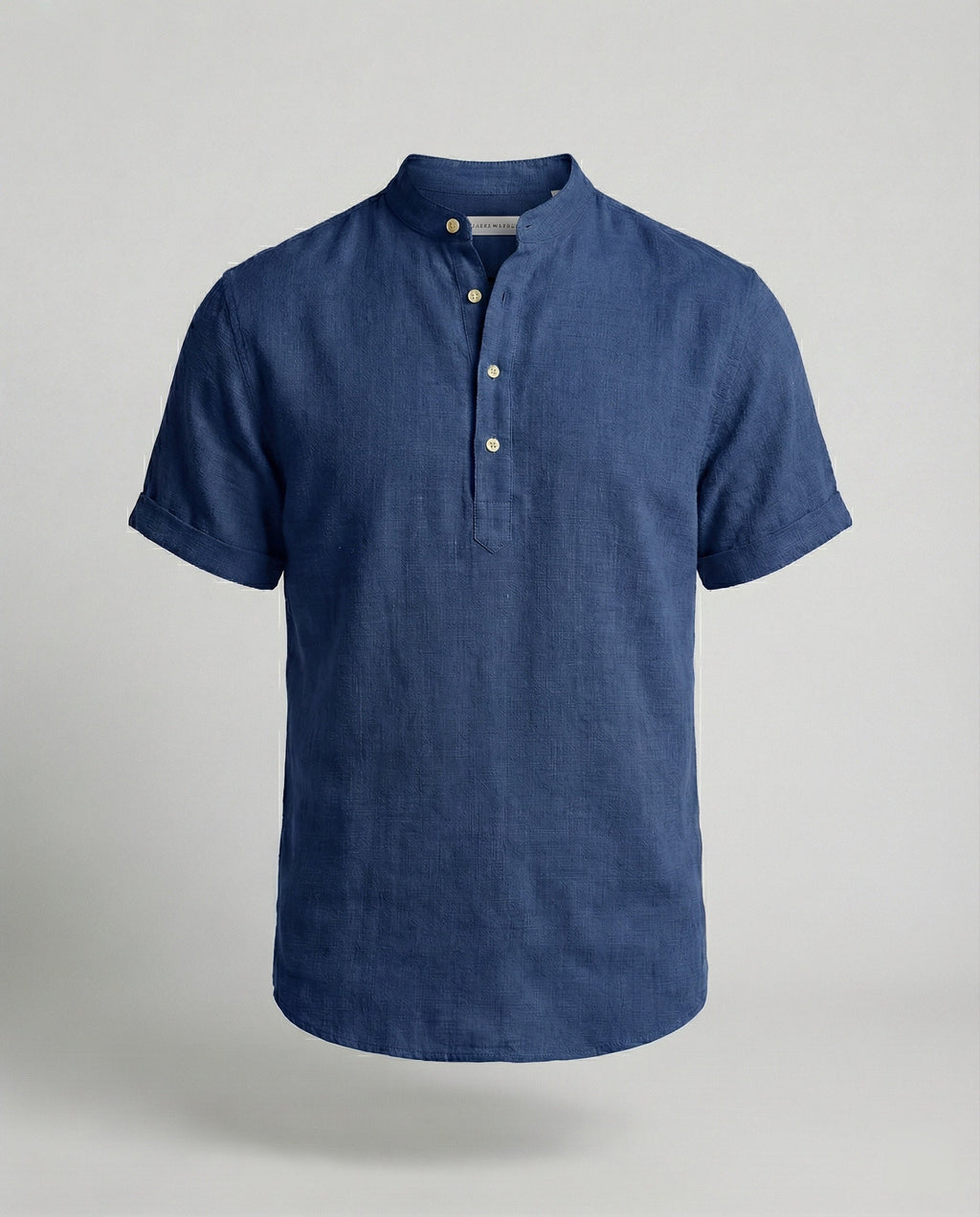 NOUVEAU RICHE Hommes | Herren Poloshirt mit V-Ausschnitt – Pflegeleichtes Polyester & Formstabil Dunkelblau