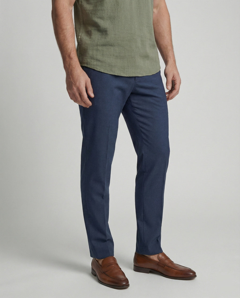 NOUVEAU RICHE Hommes | Herren Poloshirt mit V-Ausschnitt – Pflegeleichtes Polyester & Formstabil