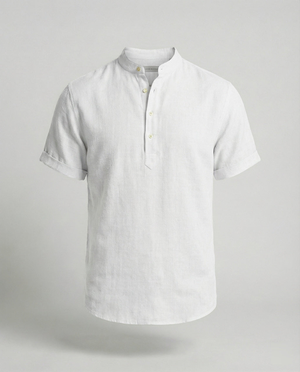 NOUVEAU RICHE Hommes | Herren Poloshirt mit V-Ausschnitt – Pflegeleichtes Polyester & Formstabil Weiß