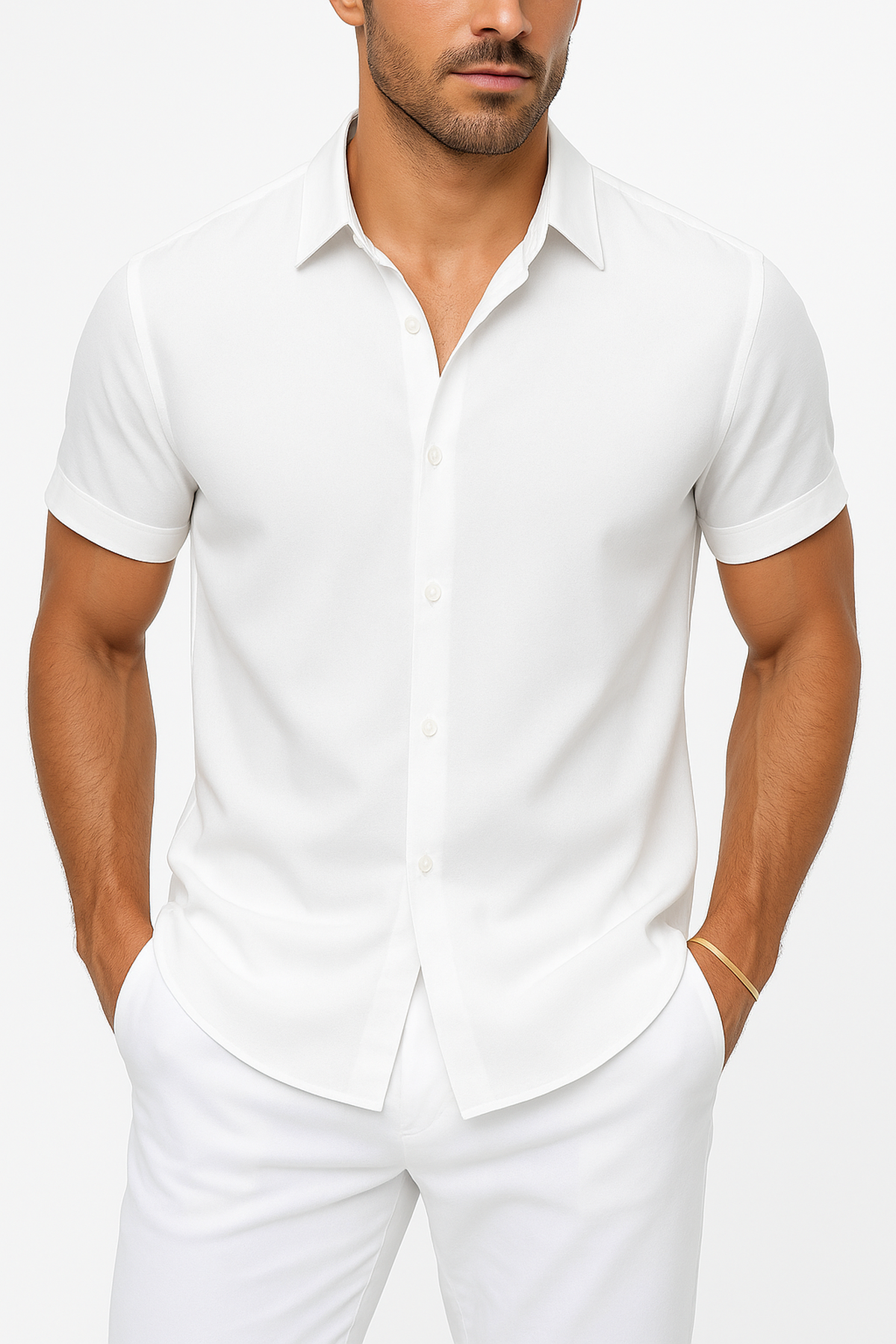 NOUVEAU RICHE Leichtes Gestreiftes Hemd Aus Leinen-Baumwoll-Mischung Für Sommerlooks