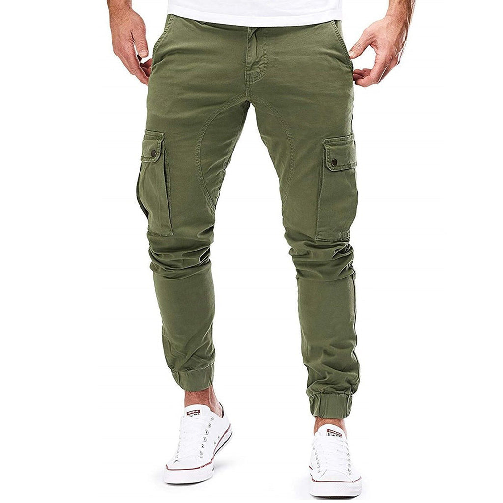 NOUVEAU RICHE Herren Cargohose Mit Funktionale Taschen Und Viel Stauraum Grün