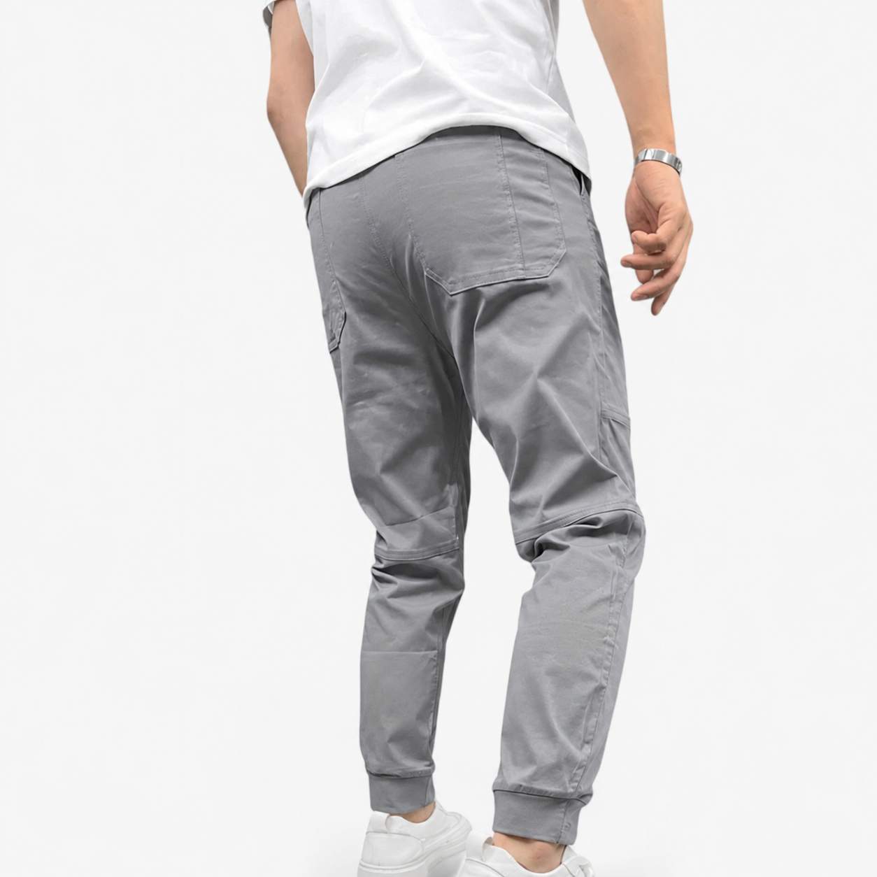 NOUVEAU RICHE Herren Cargohose Stretch mit Taschen