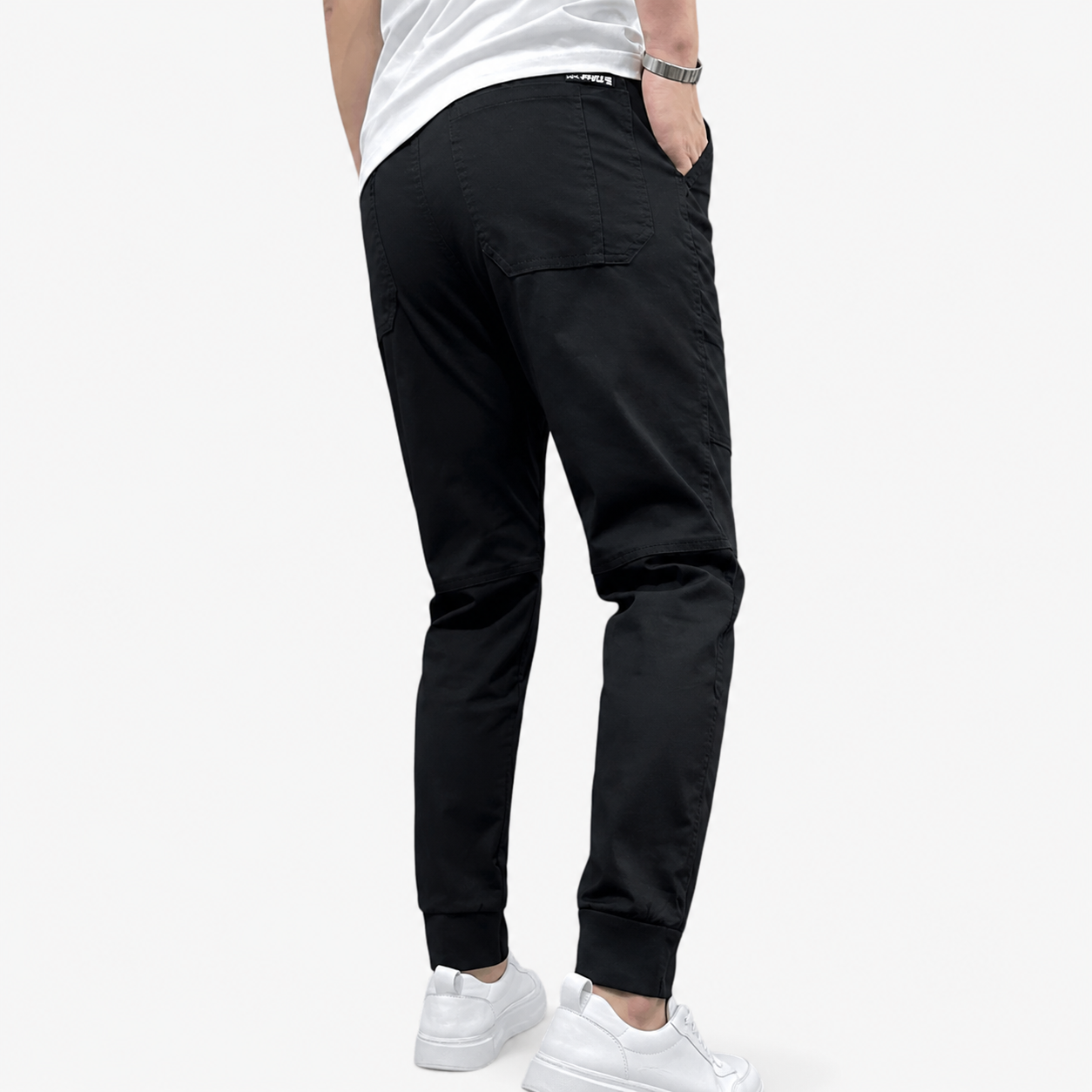 NOUVEAU RICHE Herren Cargohose Stretch mit Taschen