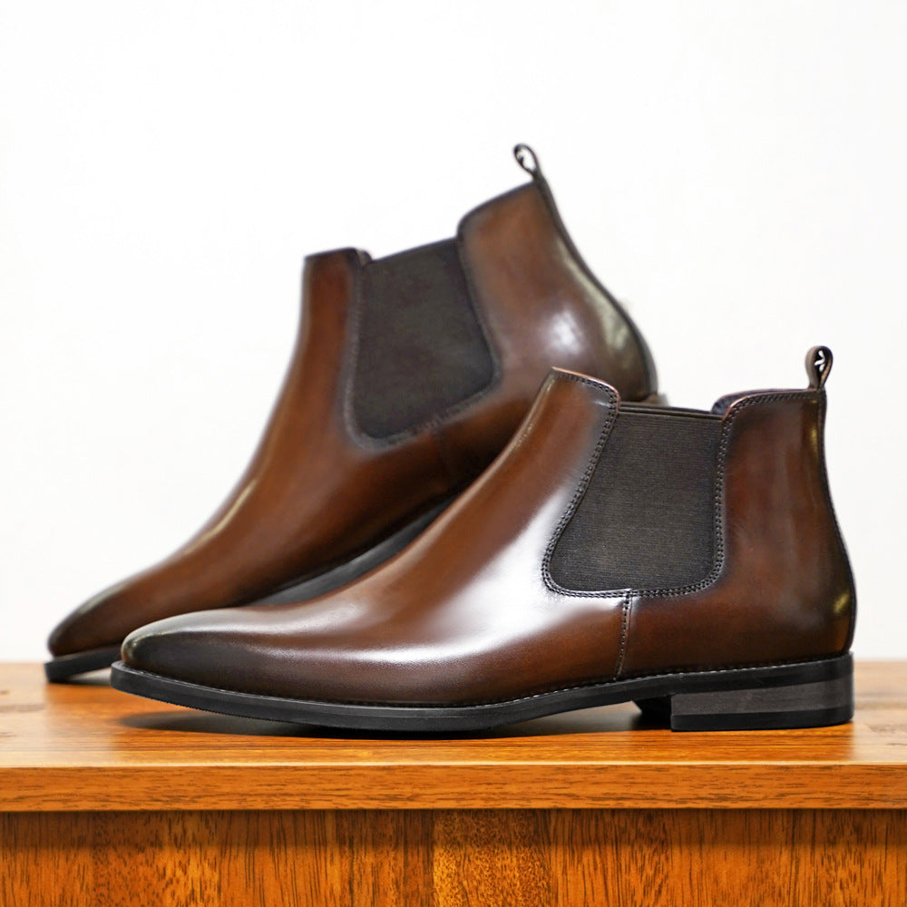 NOUVEAU RICHE Herren Chelsea Boots PU-Leder