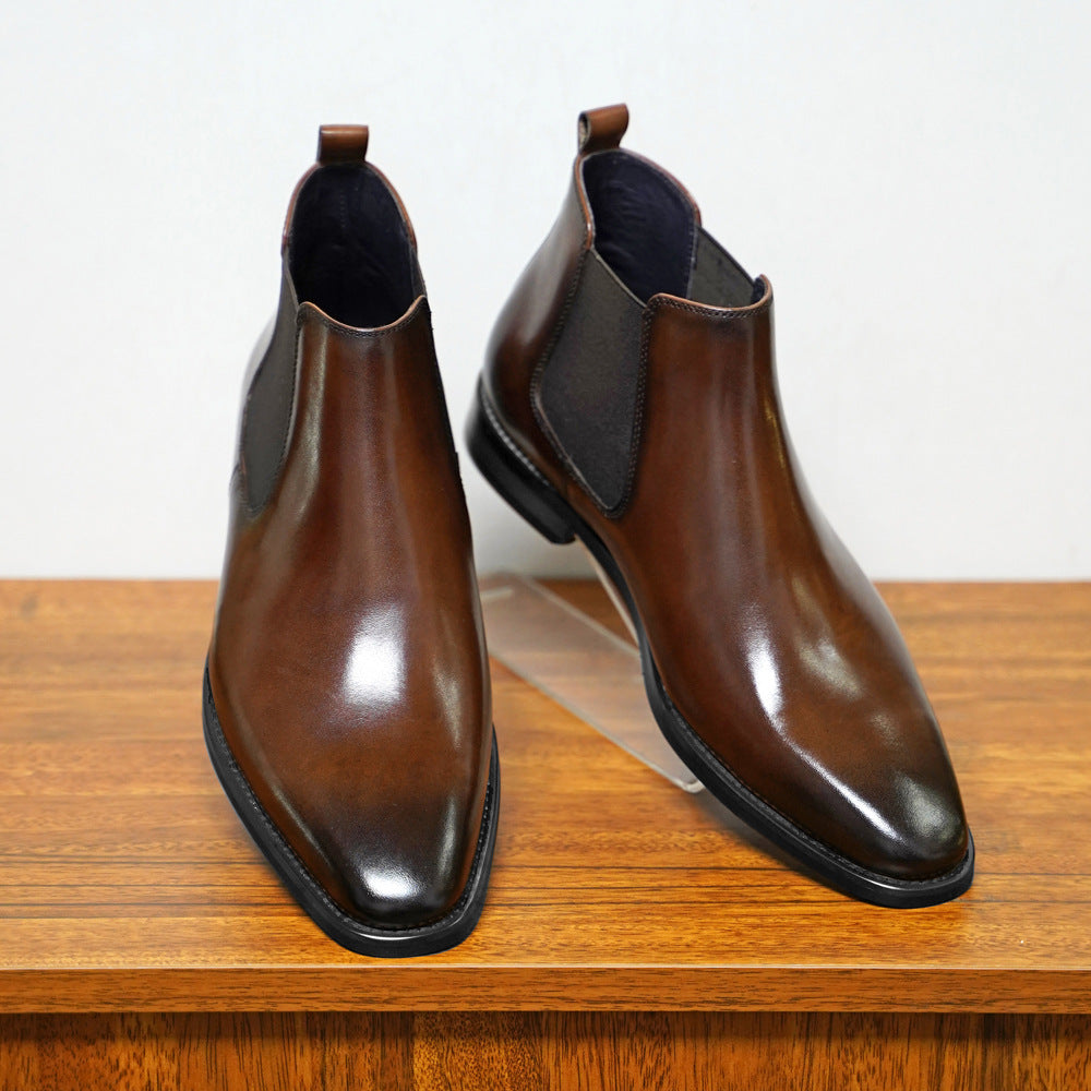NOUVEAU RICHE Herren Chelsea Boots PU-Leder
