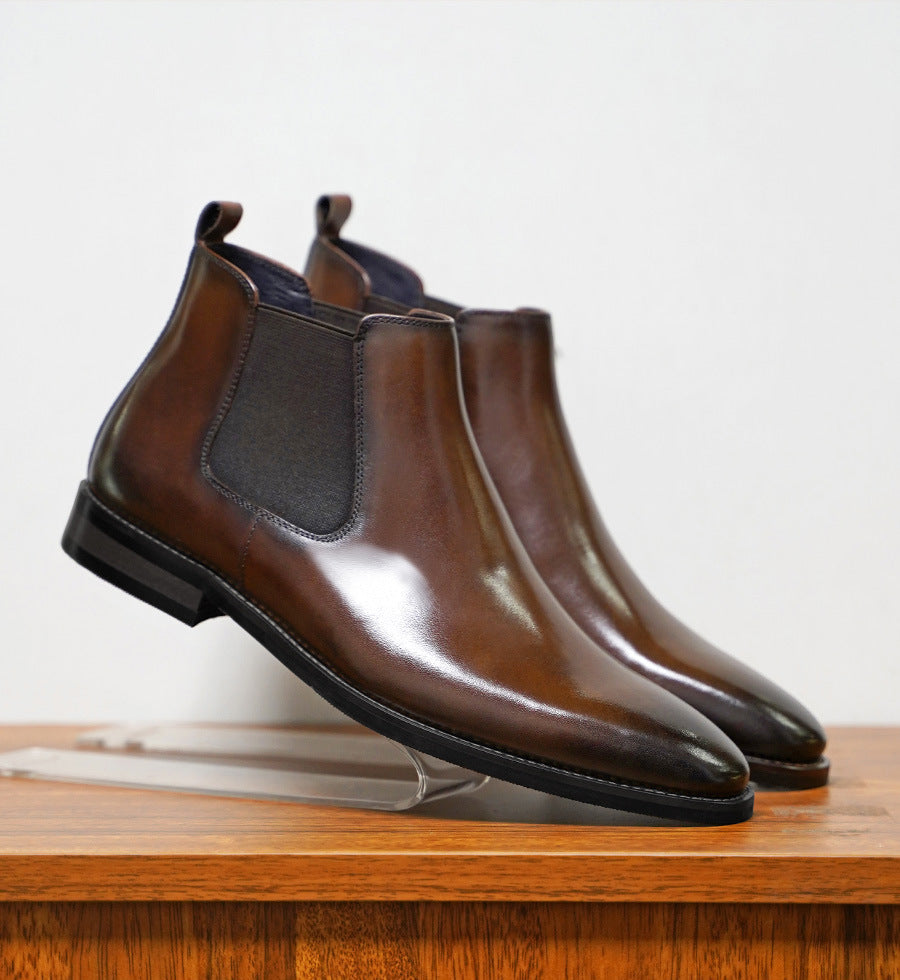 NOUVEAU RICHE Herren Chelsea Boots PU-Leder