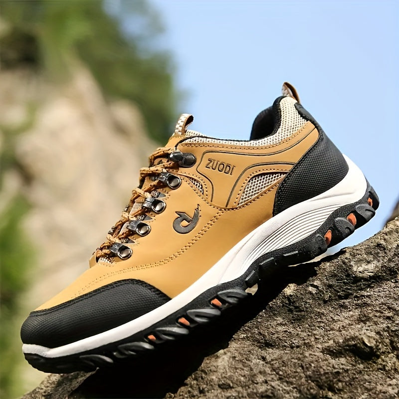 NOUVEAU RICHE Herren-Wanderschuhe Leichtes Design Wasserabweisende Membran Trekkingtouren Gelb