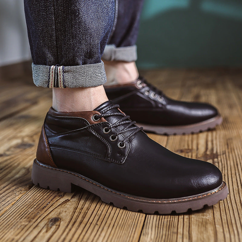 NOUVEAU RICHE Herren Hochschaft Stiefel PU-Leder Schwarz