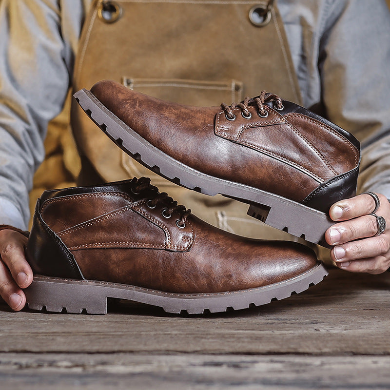 NOUVEAU RICHE Herren Hochschaft Stiefel PU-Leder