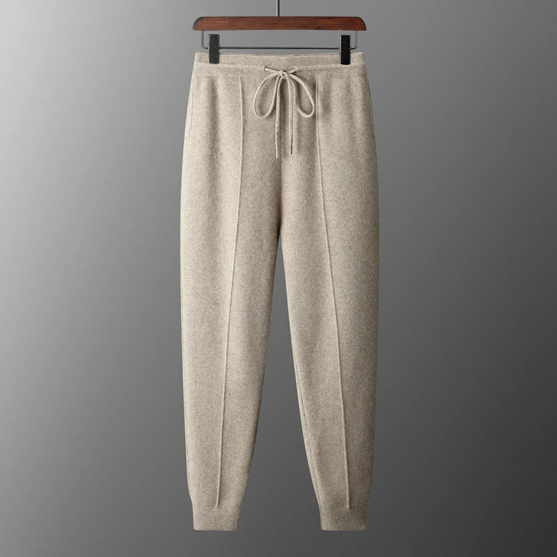 NOUVEAU RICHE Herren Hose Luxuriös und Bequem Khaki
