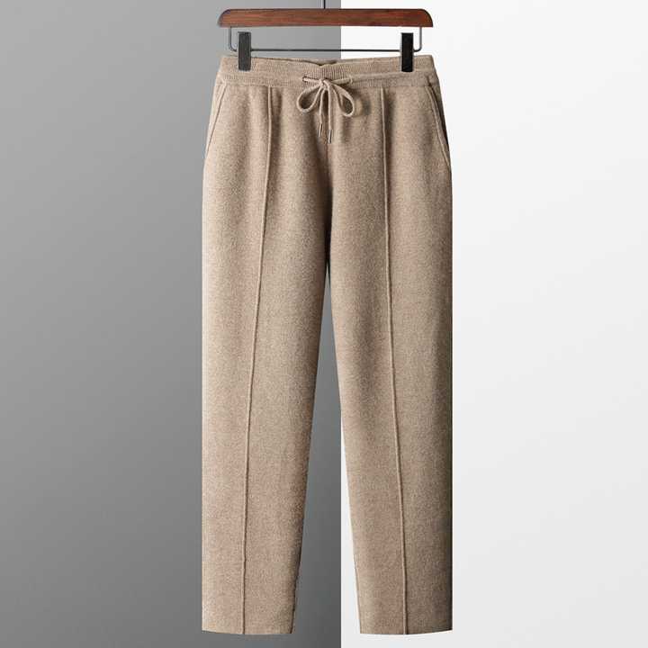 NOUVEAU RICHE Herren Hose Luxuriös und Bequem Braun