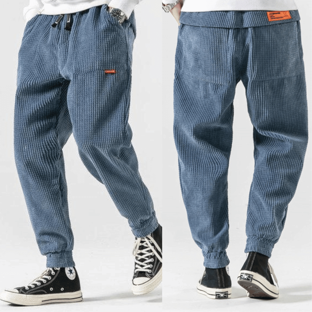 NOUVEAU RICHE Herren Hosen Fluwelen Regular Fit Elegant