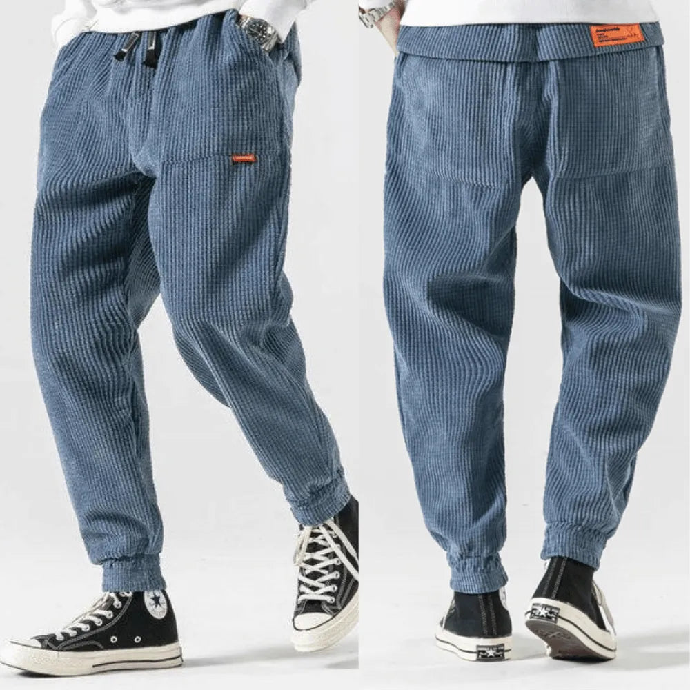 NOUVEAU RICHE Herren Hosen Fluwelen Regular Fit Elegant