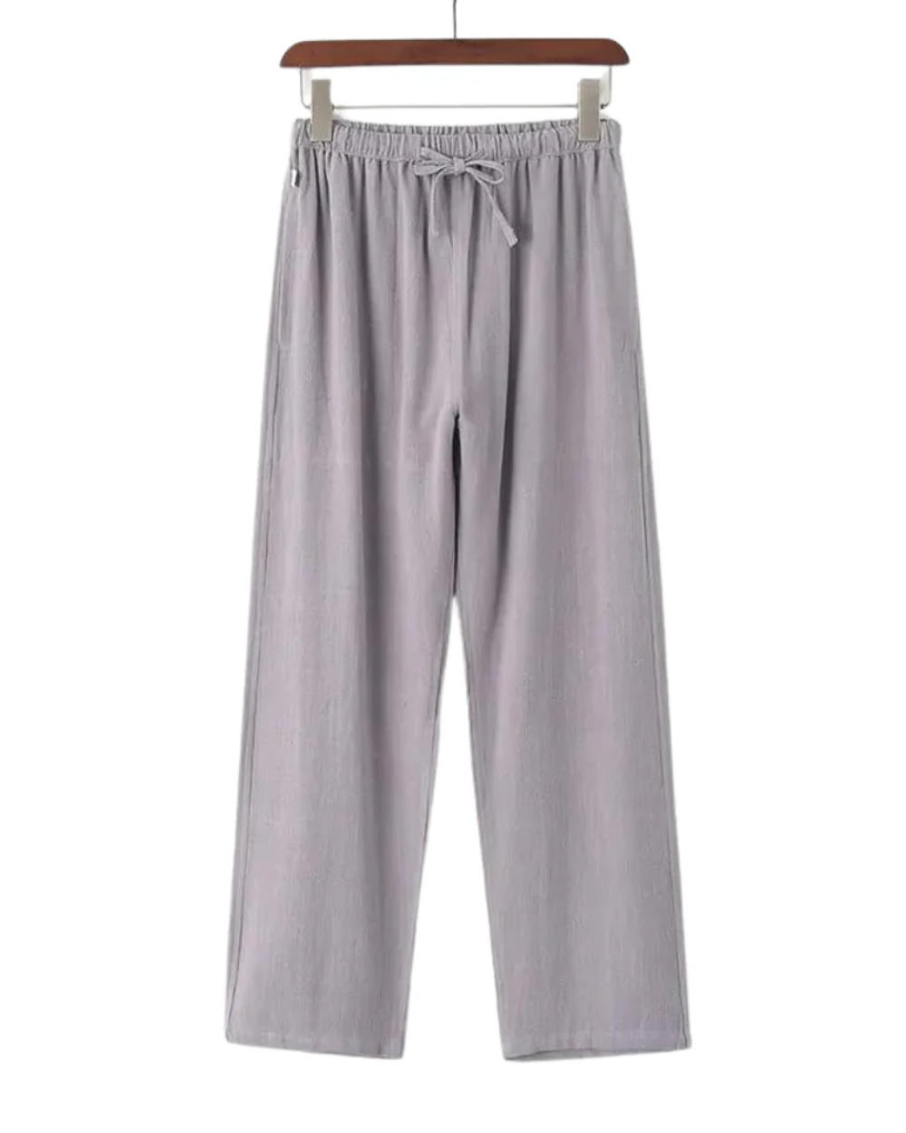 NOUVEAU RICHE Herren Leinenhose Relaxed Fit Atmungsaktiv Grau