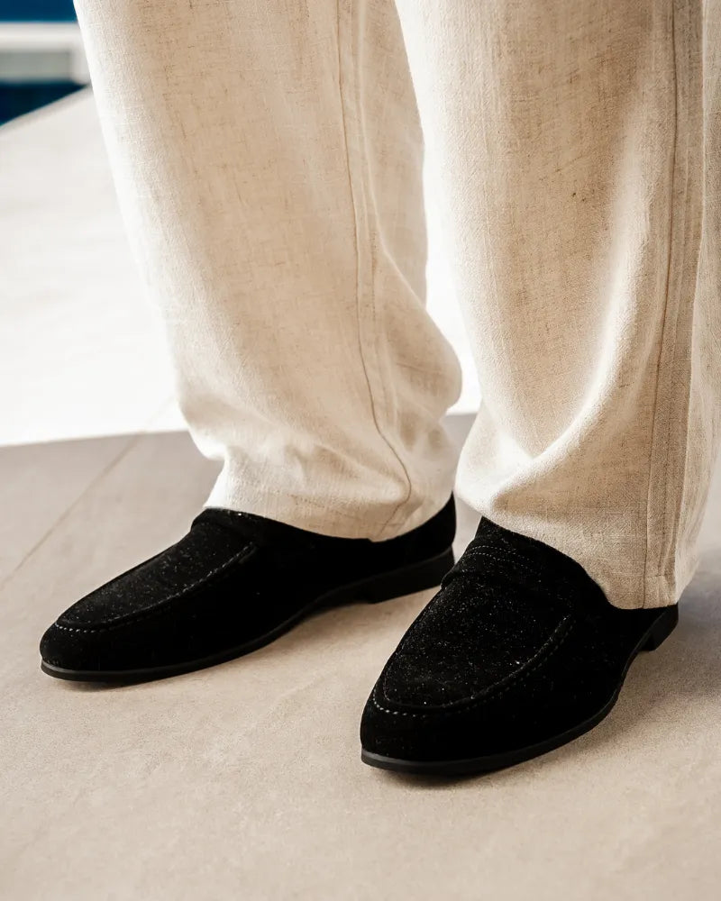 NOUVEAU RICHE Herren Loafer Wildleder Komfort Slip-On Schuhe