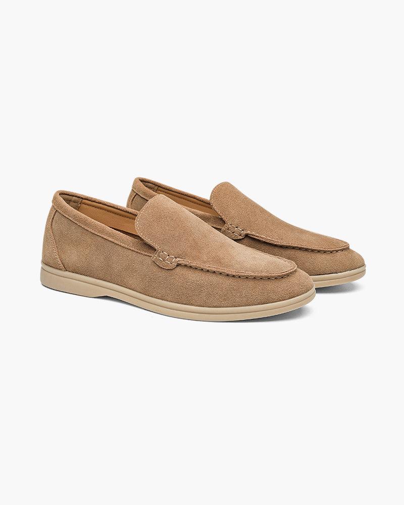 NOUVEAU RICHE Herren Loafer Wildleder Mokassins für Herren Karamell