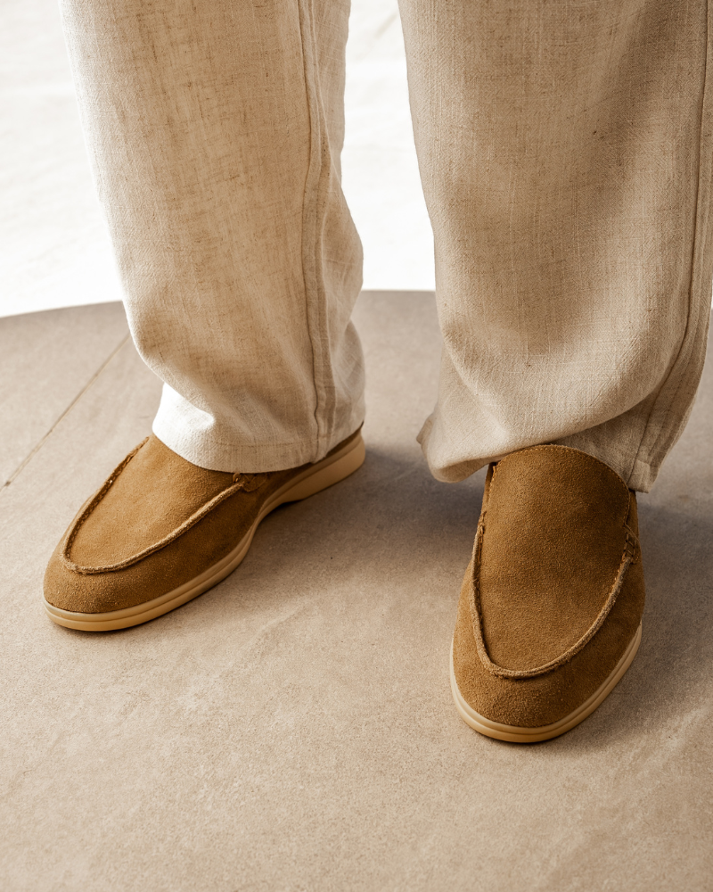 NOUVEAU RICHE Herren Loafer Wildleder Mokassins für Herren