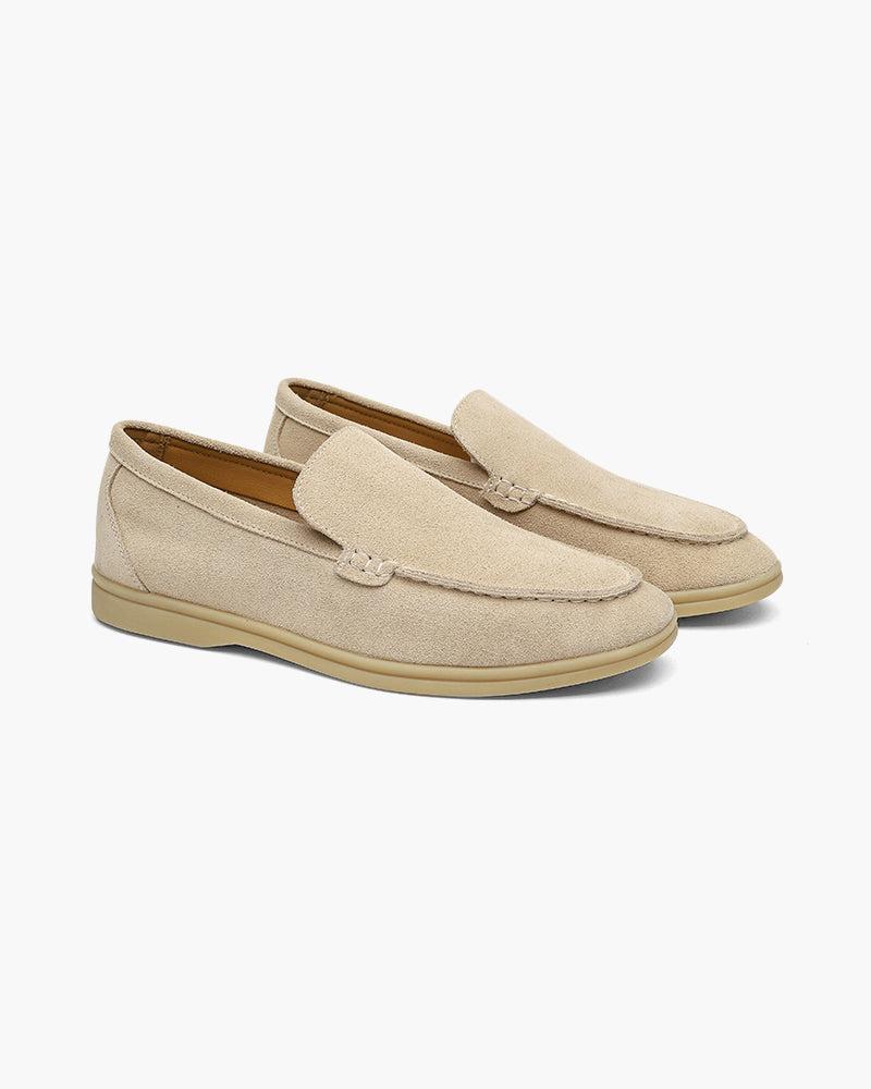 NOUVEAU RICHE Herren Loafer Wildleder Mokassins für Herren Beige