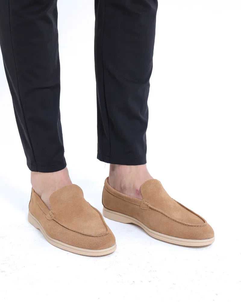 NOUVEAU RICHE Herren Loafer Wildleder Mokassins für Herren