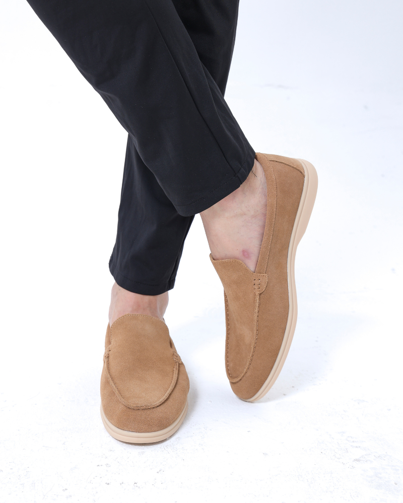 NOUVEAU RICHE Herren Loafer Wildleder Mokassins für Herren