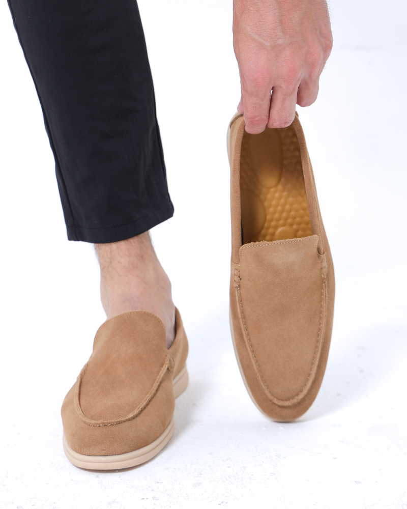 NOUVEAU RICHE Herren Loafer Wildleder Mokassins für Herren