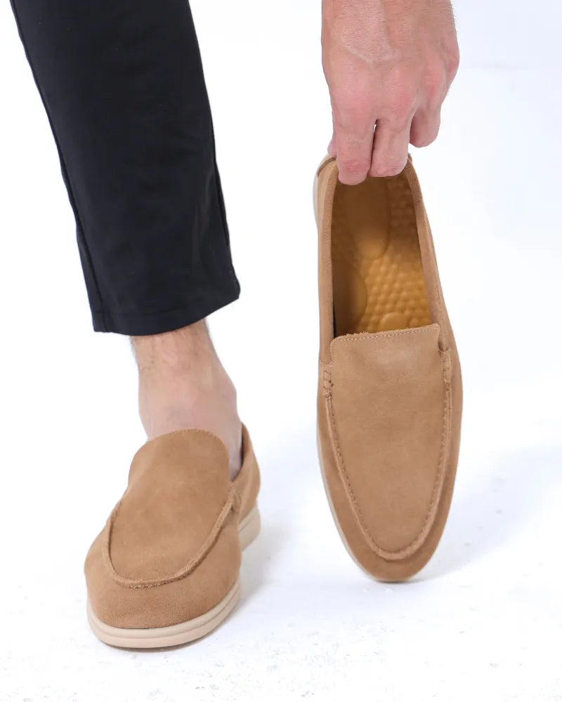NOUVEAU RICHE Herren Loafer Wildleder Mokassins für Herren