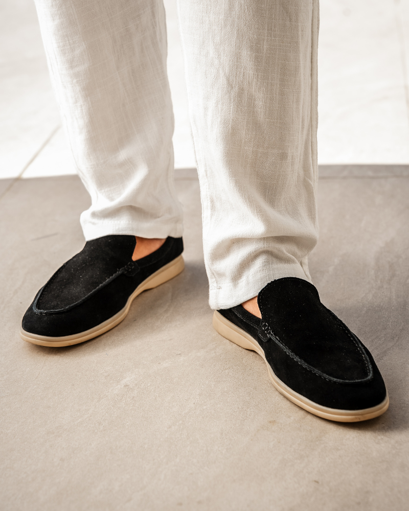 NOUVEAU RICHE Herren Loafer Wildleder Mokassins für Herren