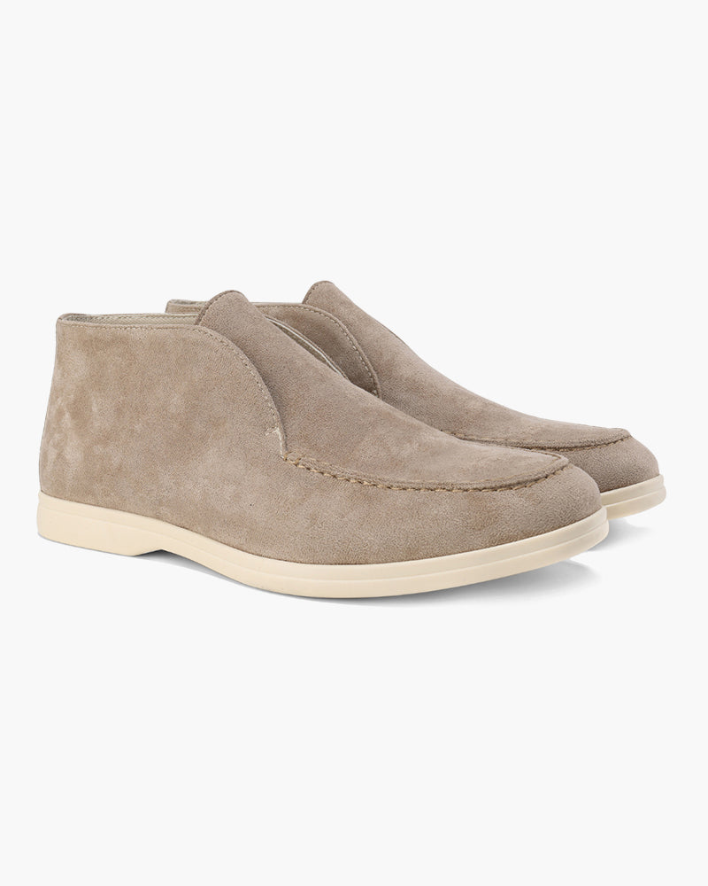 NOUVEAU RICHE Herren Loafers Wildleder Elegante Slip-Ons Mocha