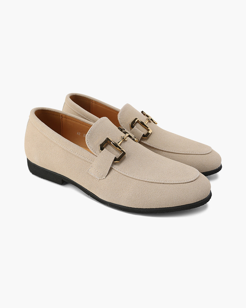NOUVEAU RICHE Herren Mokassins Komfort Elegant Nude