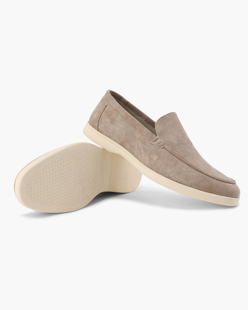 NOUVEAU RICHE Herren Mokassins Wildleder Eleganz mit Unterstützender Innensohle Mocha