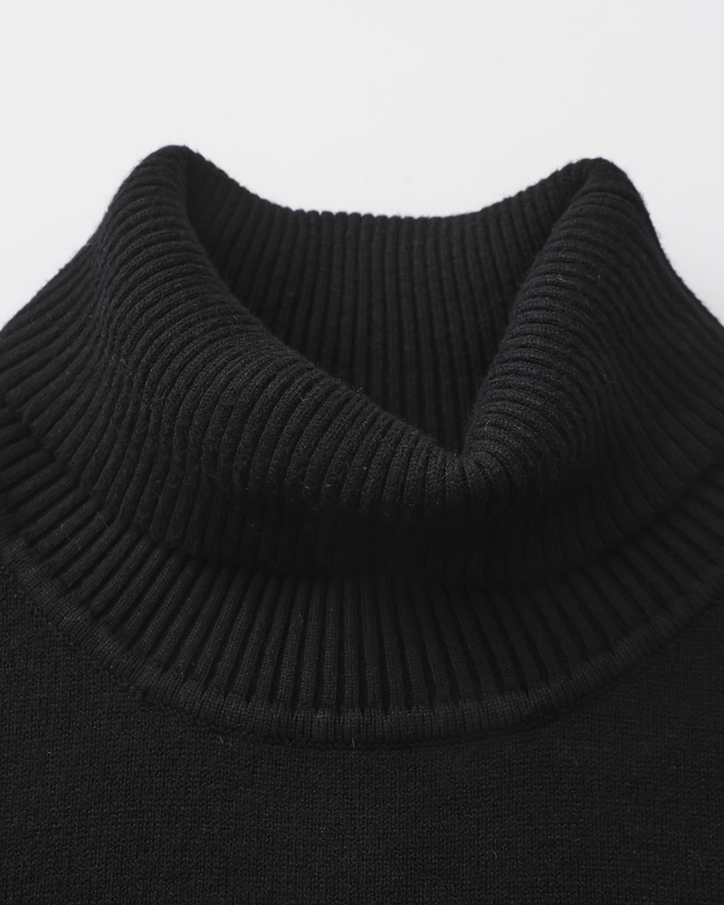NOUVEAU RICHE Herren Rollkragen Pullover Atmungsaktiv