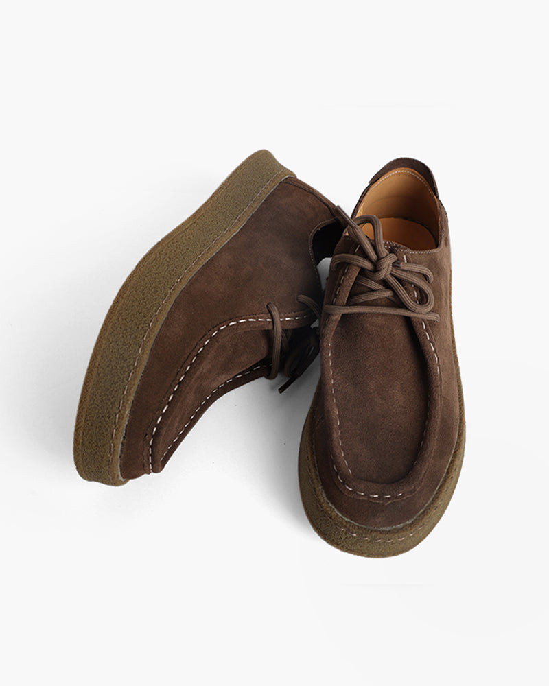 NOUVEAU RICHE Herren Schuhe Wildleder Slipper mit Gummisohle