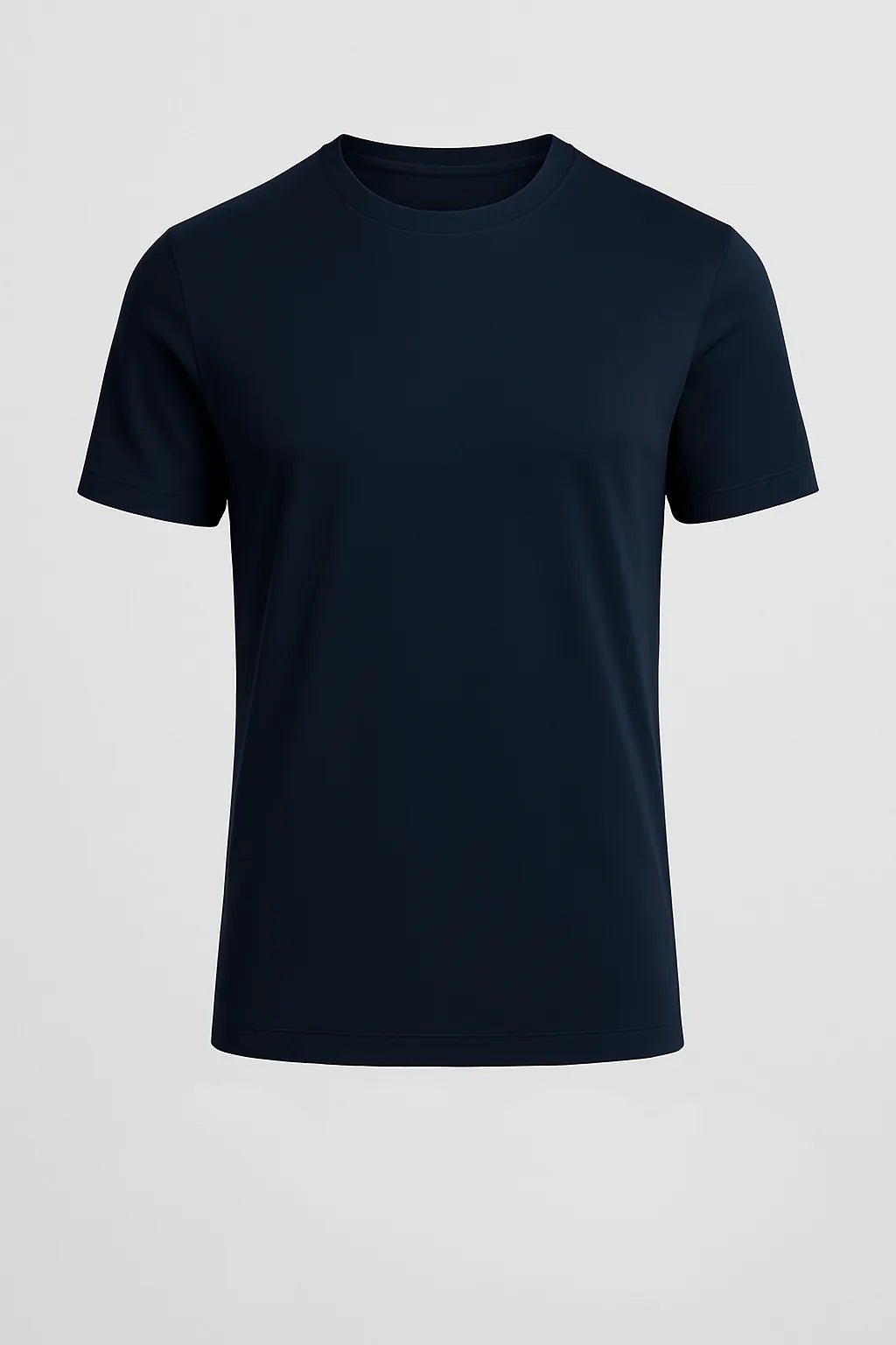 NOUVEAU RICHE Herren Slim Fit T-Shirt in Marineblau für Modebewusste Männer mit Bequemer Passform und Stilvollem Design