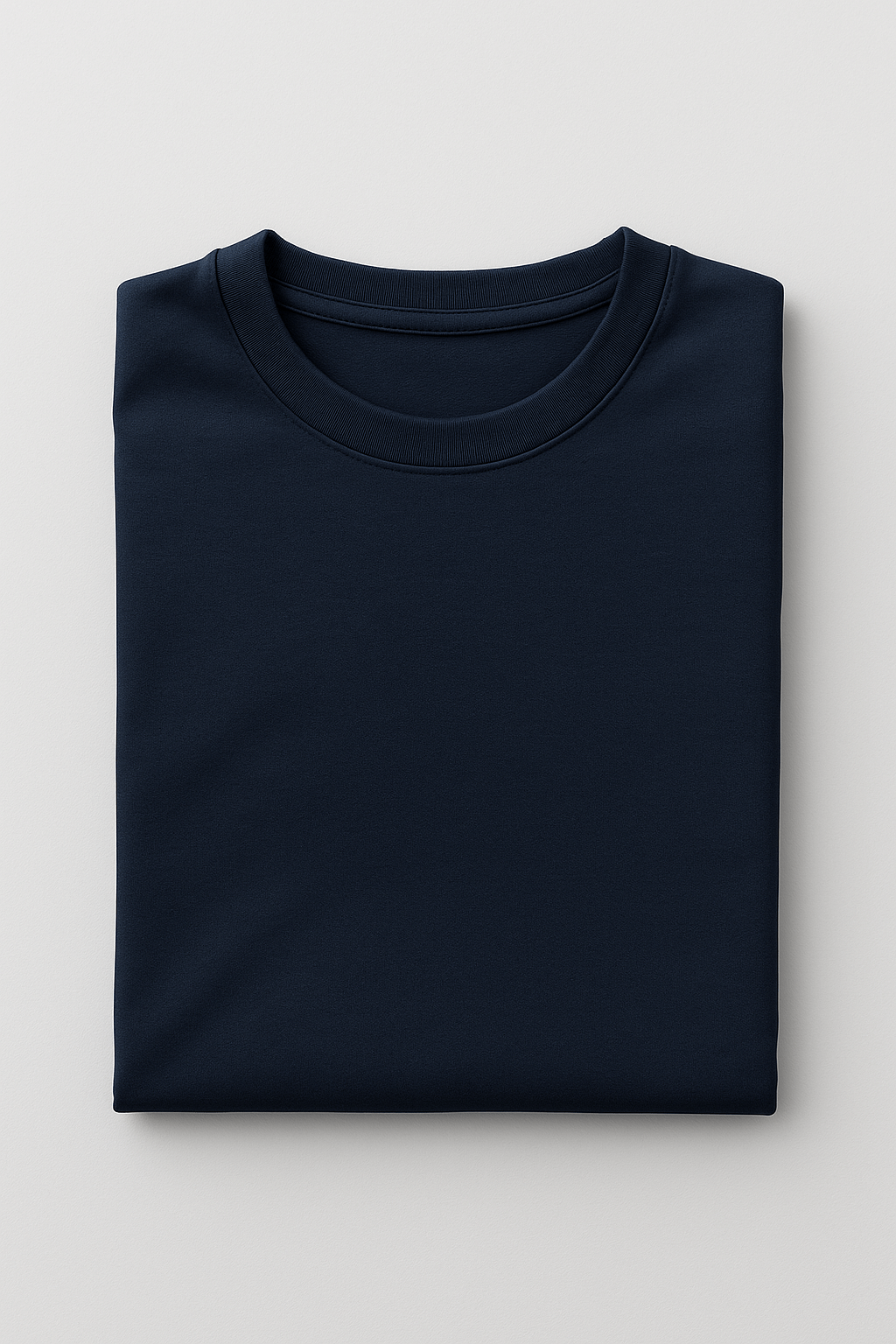 NOUVEAU RICHE Herren Slim Fit T-Shirt in Marineblau für Modebewusste Männer mit Bequemer Passform und Stilvollem Design
