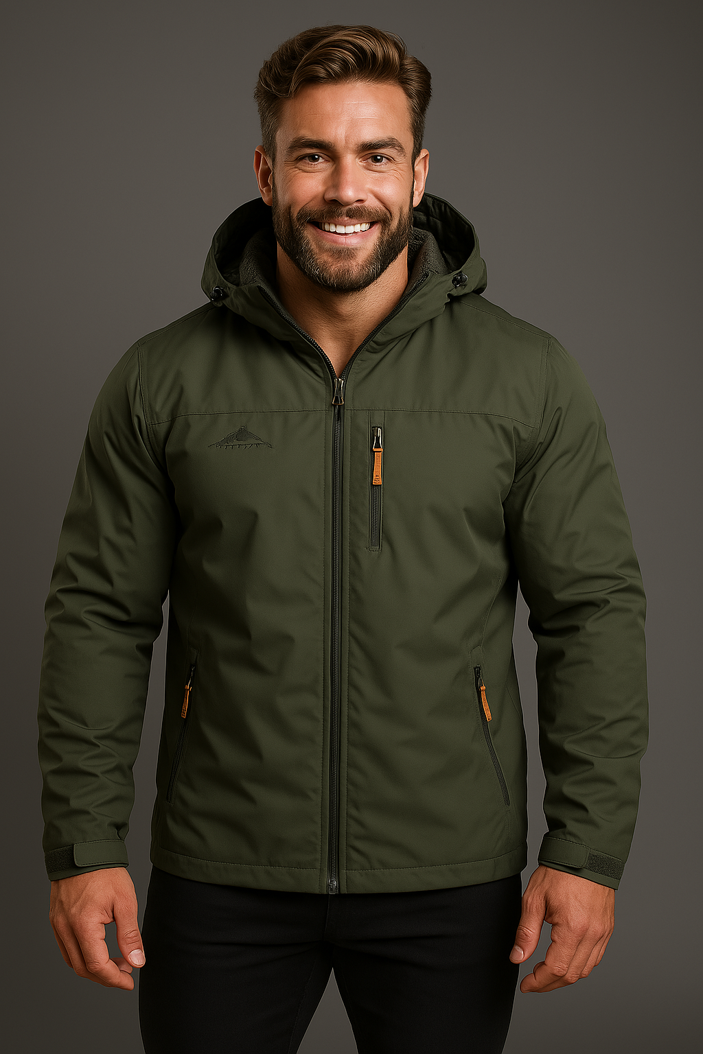 NOUVEAU RICHE Herren Zeitlose Softshelljacke Wasser- und Winddicht Schutz