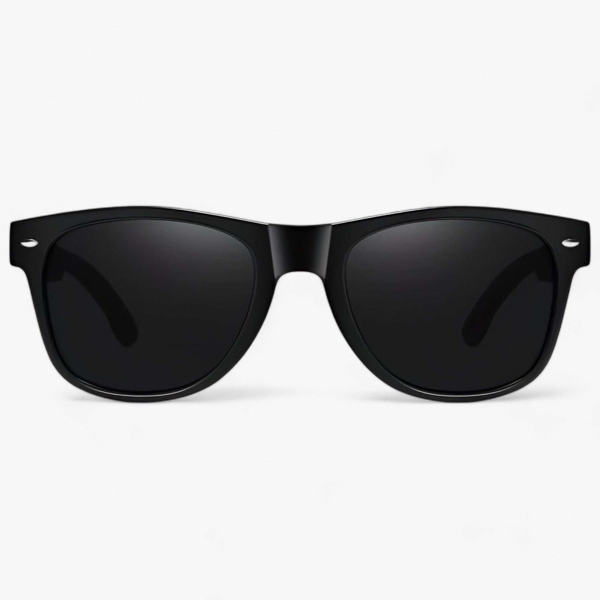 NOUVEAU RICHE Herren Sonnenbrille Holzgestell UV400 Polarisierte Gläser