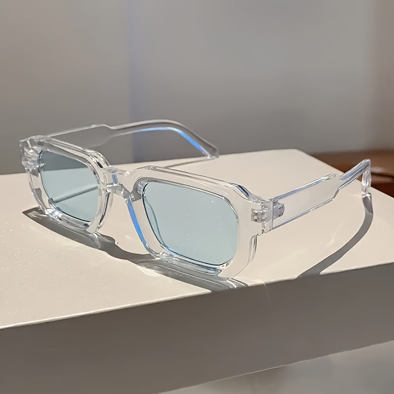 NOUVEAU RICHE Herren Sonnenbrille Retro Quadratischer Rahmen PC