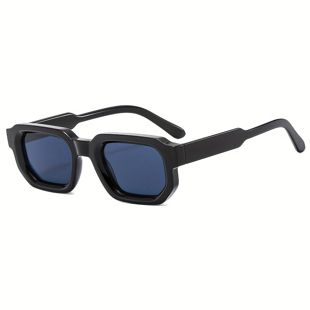 NOUVEAU RICHE Herren Sonnenbrille Retro Quadratischer Rahmen PC