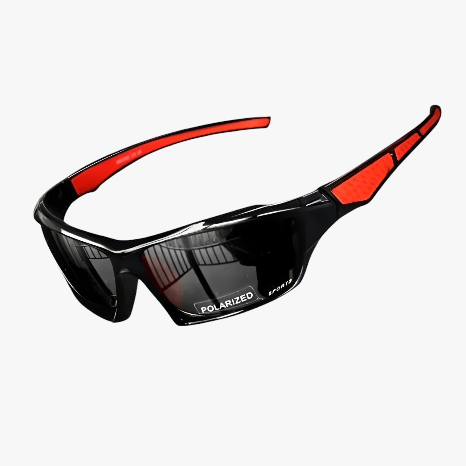 NOUVEAU RICHE Herren Sportbrille Metallrahmen Polarisierende UV400 Gläser C1