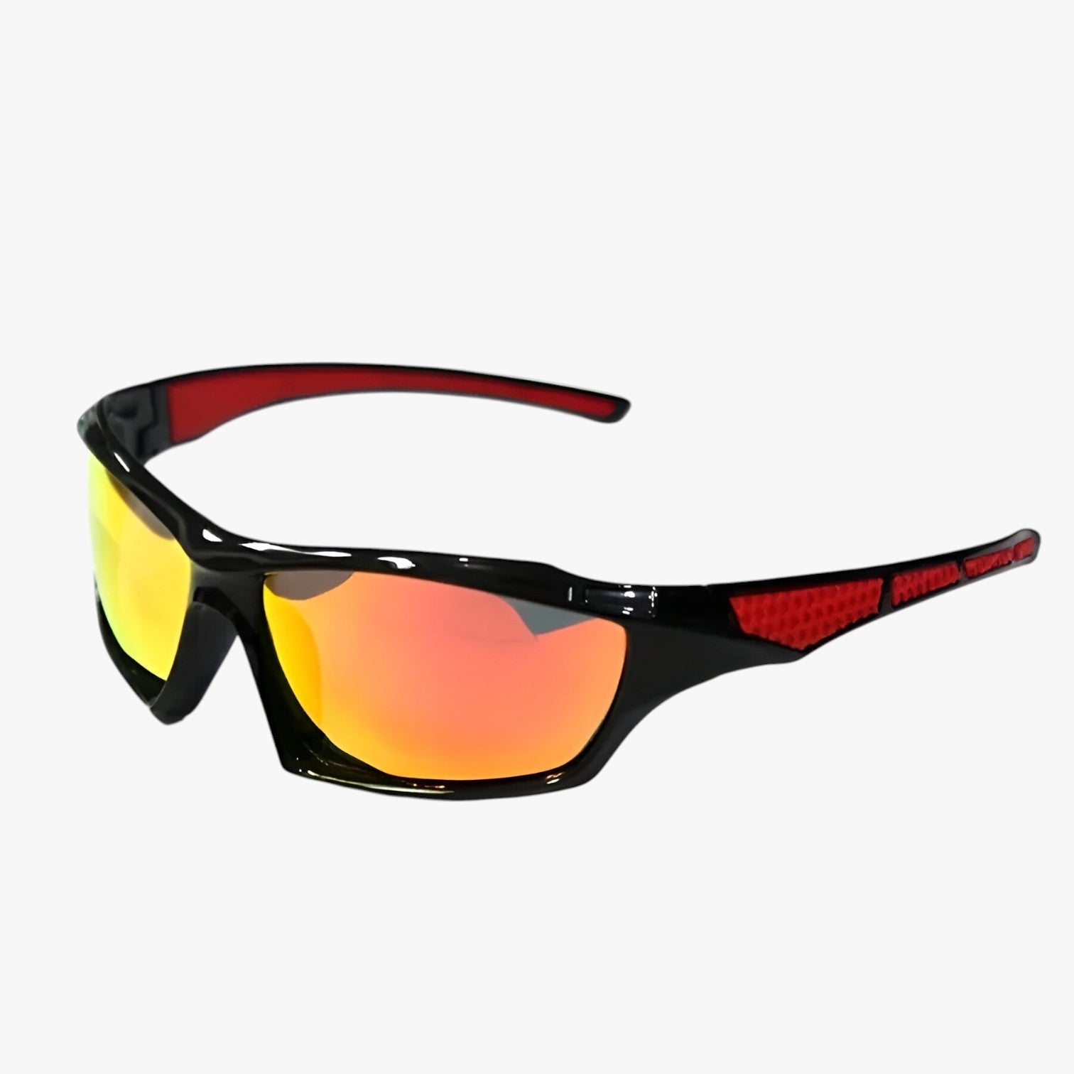 NOUVEAU RICHE Herren Sportbrille Metallrahmen Polarisierende UV400 Gläser