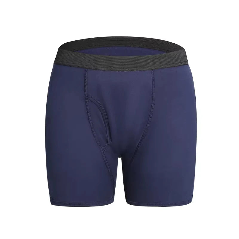 NOUVEAU RICHE Herren Ultra-Saugfähige Inkontinenz Unterwäsche Flache Blau