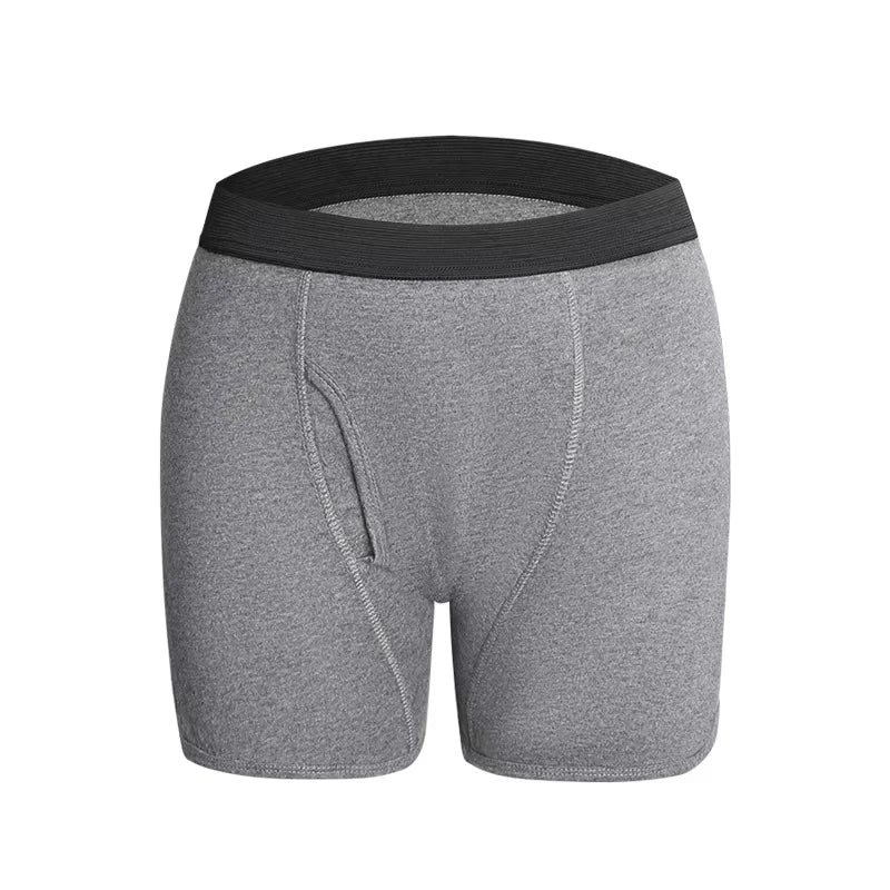 NOUVEAU RICHE Herren Ultra-Saugfähige Inkontinenz Unterwäsche Flache Grau